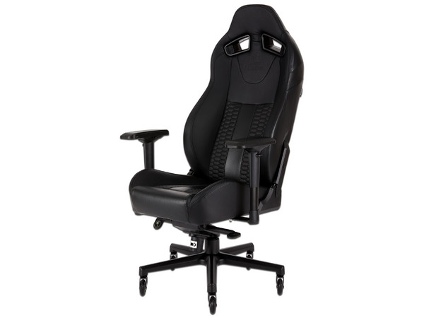 Silla Gamer Corsair T2 Road Warrior. Color negro.
