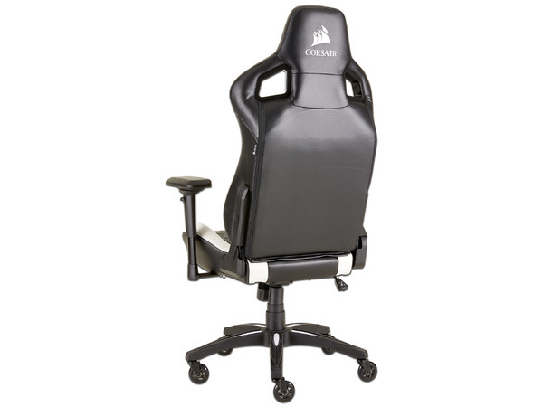 Silla Gamer Corsair T1 RACE. Color negro/blanco.