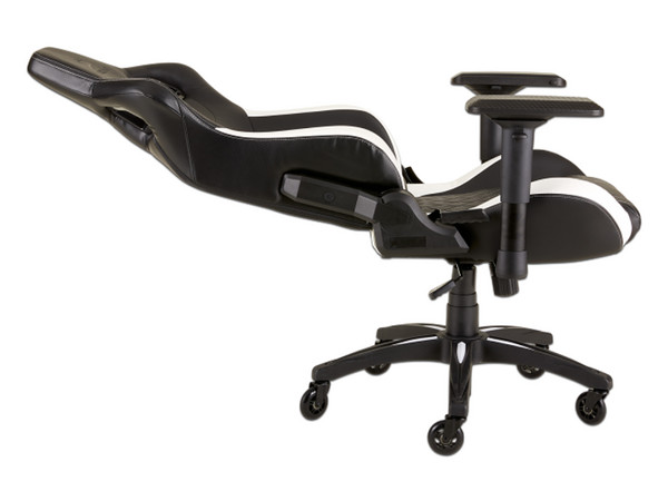 Silla Gamer Corsair T1 RACE. Color negro/blanco.