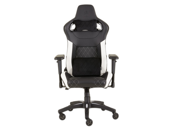 Silla Gamer Corsair T1 RACE. Color negro/blanco.