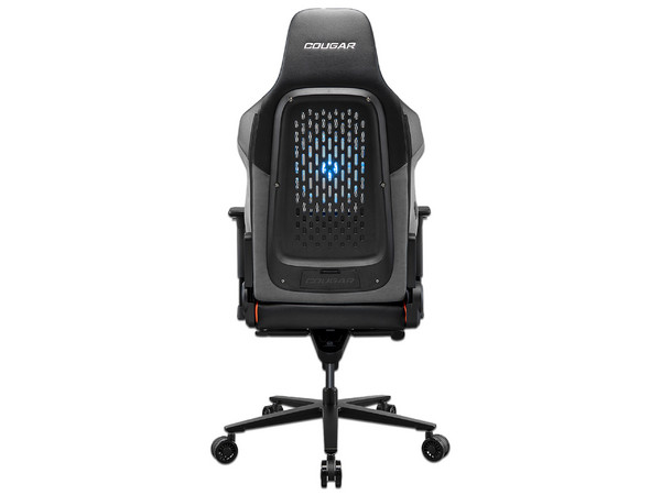 Silla Gamer Cougar NXSYS AERO, Reclinable, Altura Ajustable, Soporta hasta 160Kg, Ventilador RGB integrado, Color Naranja.