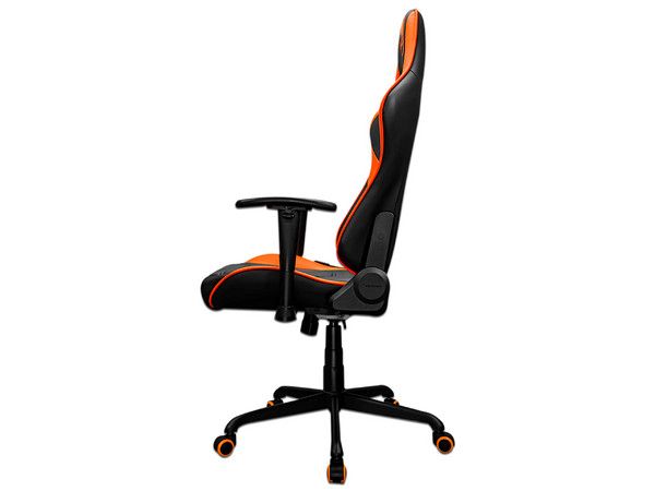 Silla Gamer Cougar Armor Elite, Soporta 120 kg. Color Negro/Naranja.