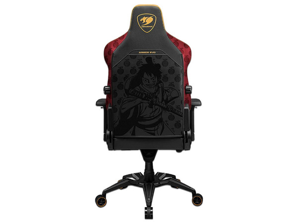 Silla Gamer Cougar Armor Evo One Piece Luffy, Soporta hasta 160Kg, Color Negro.