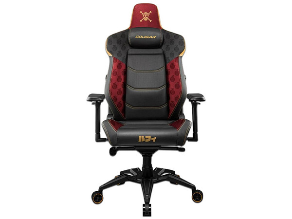 Silla Gamer Cougar Armor Evo One Piece Luffy, Soporta hasta 160Kg, Color Negro.