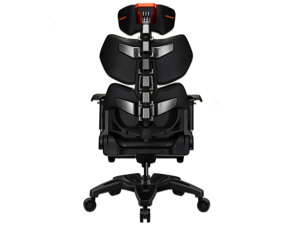Silla Gamer Cougar Terminator, soporta hasta 135 kg. Color Negro/Naranja.