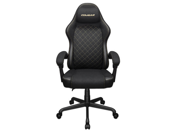 Silla Gamer Cougar Fusion EX CGR-FXF-GLB, Soporta Hasta 120 Kg, Inclinación de Hasta 130 Grados, Pistón Clase 4. Color Negro.