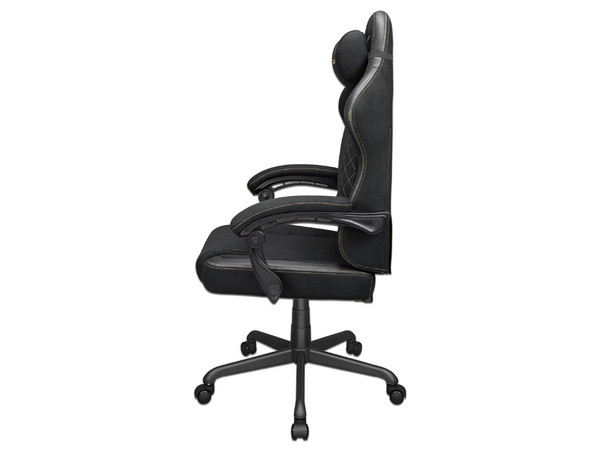 Silla Gamer Cougar Fusion EX CGR-FXF-GLB, Soporta Hasta 120 Kg, Inclinación de Hasta 130 Grados, Pistón Clase 4. Color Negro.