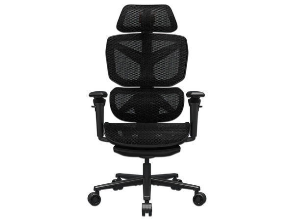 Silla Gamer Cougar Terminator Air CGR-TAR-ORB, Soporta Hasta 120 Kg, Inclinación de Hasta 135 Grados, Pistón Clase 4. Color Negro.