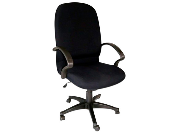 Silla Ejecutiva Ergo 1956, con descansa brazos, Reclinación Ajustable, Giratoria, Color Negro.