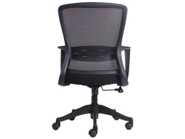 Silla Ejecutiva Ergo Portonovo, Altura Ajustable, Tela con Respaldo en Malla, Color Negro.