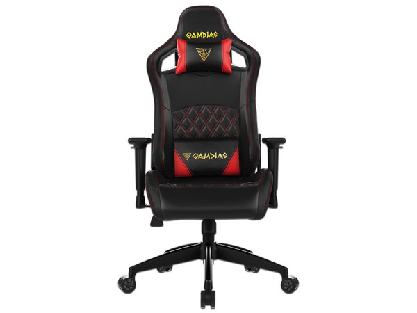 Silla Gamer GAMDIAS APHRODITE EF1, Asiento Reclinable, Descansa Brazos Ajustable, Soporta hasta 130 Kg, Color Negro.