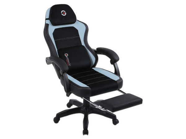 Silla Gamer Getttech GAR-GAOPY-G2-SB, Hasta 120 kg, Color Negro/Azul
