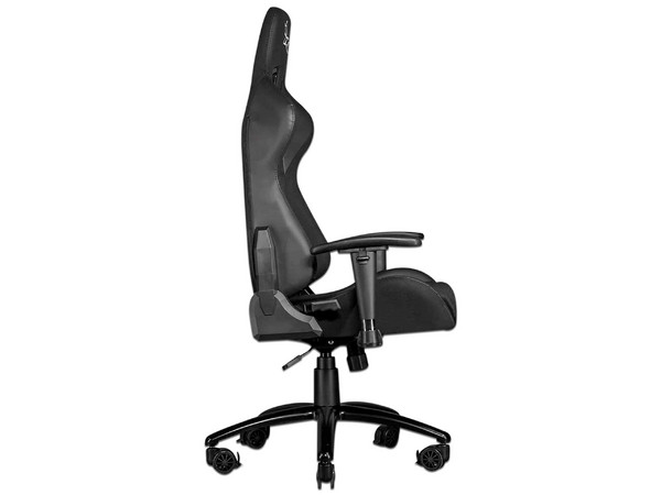 Silla Gamer Kultec X Series, respaldo reclinable, reposabrazos, soporta hasta 120 Kg. Color Negro.