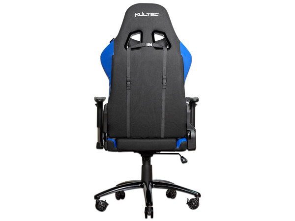 Silla Gamer Kultec KLTX-213, inclinación ajustable, Soporte Lumbar. Color Negro/Azul.