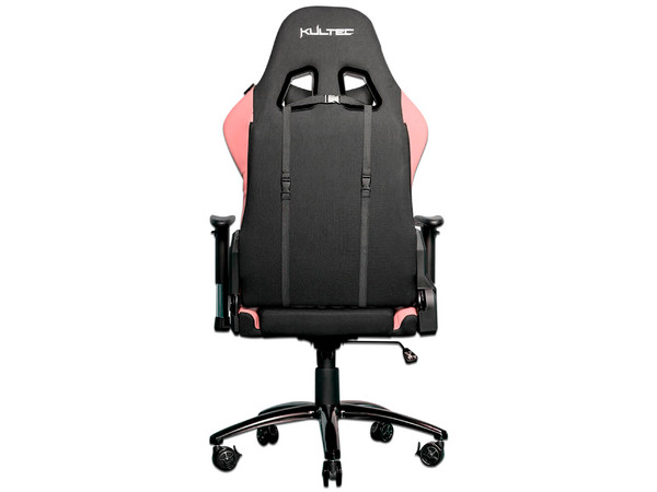 Silla Gamer Kultec Series X2, Inclinación hasta 180 grados, Descansabrazos 3D. Color Negro/Rosa.