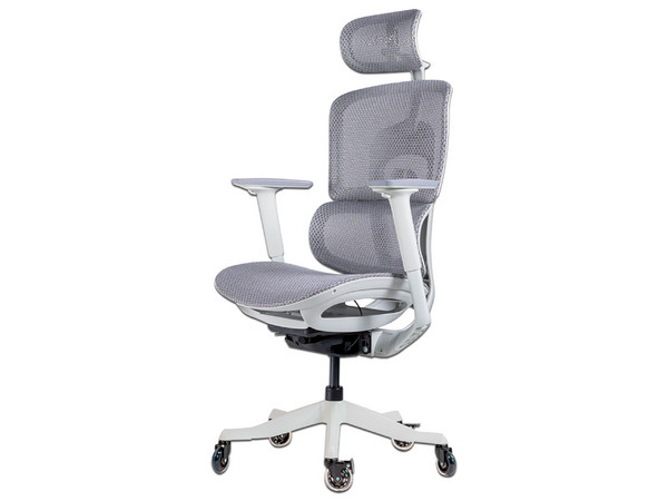 Silla Gamer Munfrost Neo, Ruedas Tipo Patín, Soporta hasta 180Kg, Color Blanco.