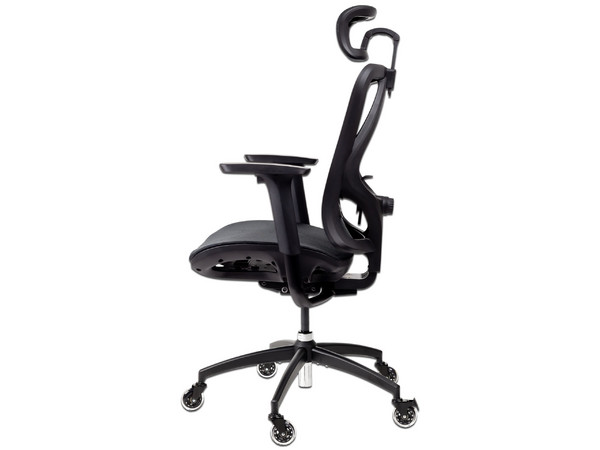 Silla Gamer Munfrost Nexus, Soporte lumbar, Soporta Hasta 180Kg, Reclinable, Reposabrazos 3D. Color Negro con Morado.