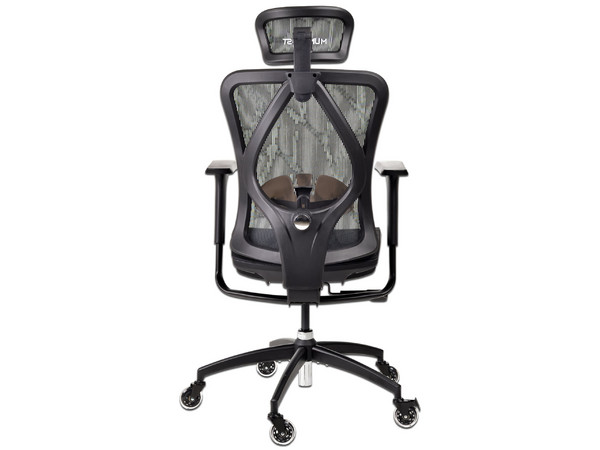Silla Gamer Munfrost Nexus, Soporte lumbar, Soporta Hasta 180Kg, Reclinable, Reposabrazos 3D. Color Negro con Morado.
