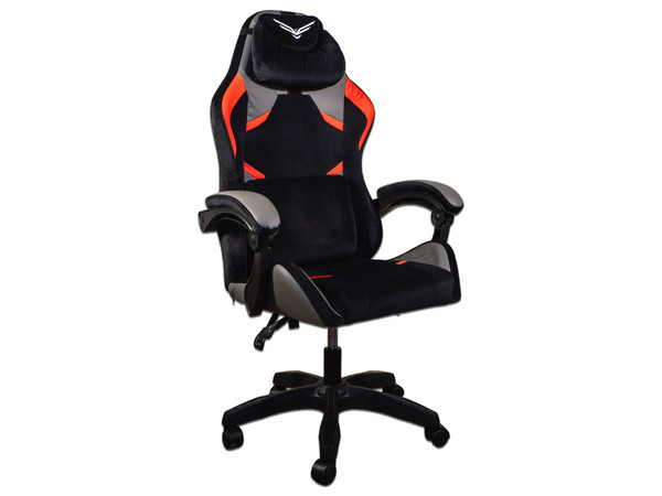 Silla Gamer Naceb BLOODLINE RAGE, Pistón Clase 3, Soporta hasta 120Kg. Color Naranja.