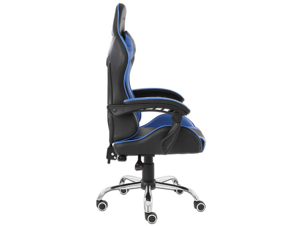 Silla Gamer Ergonómica Nextep Dragón XT Falkor reclinable, Soporta Hasta 125Kg, Color Negro/Azul.