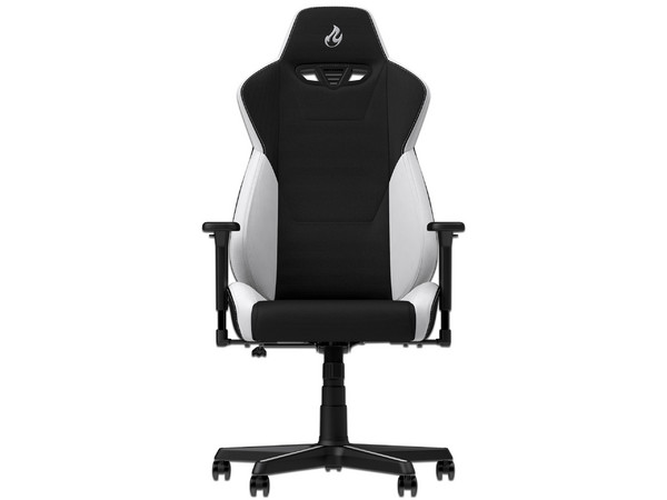 Silla Gamer Nitro Concepts S300, inclinación ajustable, soporte lumbar. Color Blanco/Negro.
