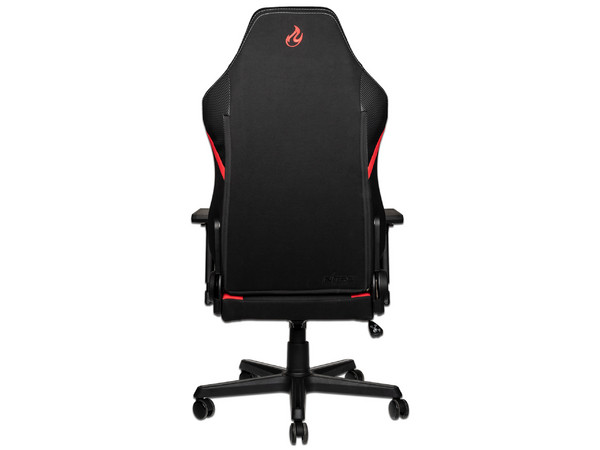 Silla Gamer Nitro Concepts X1000, inclinación ajustable, Soporte Lumbar. Color Negro/Rojo.
