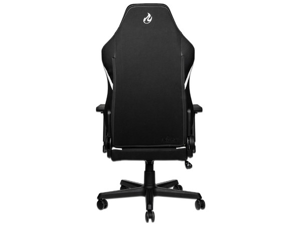 Silla Gamer Nitro Concepts X1000, inclinación ajustable, Soporte Lumbar. Color Negro/Blanco.