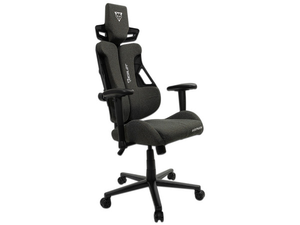 Silla Gamer Ocelot  OST-BLACK SCORPIO, Inclinación ajustable, Soporta hasta 150kg. Color Negro.