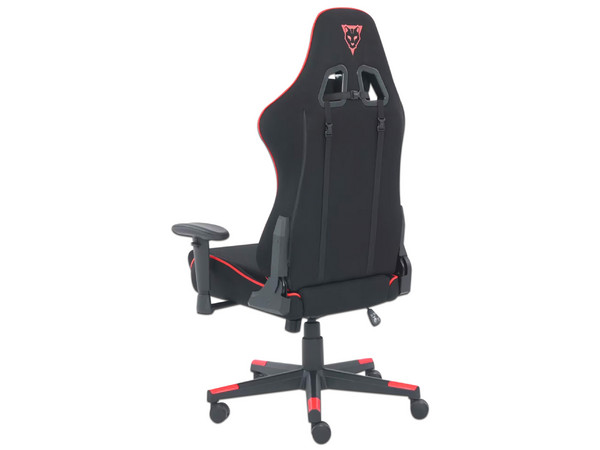 Silla Gamer Ocelot OST-SAVAGE RED, Descansa Brazos y Altura Ajustables, Inclinación de hasta 155 grados, Soporta Hasta 150kg, Color Rojo.