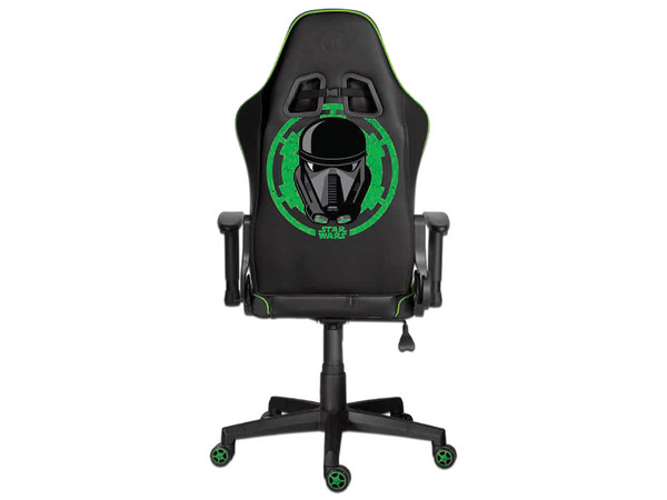 Silla Gamer Primus Death Troopers THRÓNOS200S, Reposa Brazos Ajustable, Soporta hasta 140Kg, Color Verde.