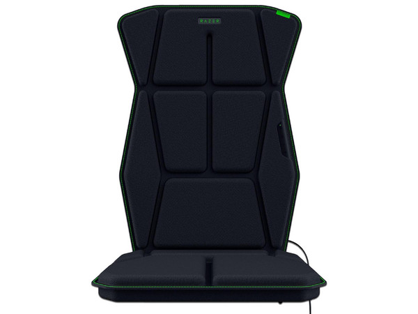 Cojín Gamer Razer Freyja HD Haptic, Vibración Multidireccional, EQ Haptico Personalizable, Conexión HyperSpeed Wireless y Bluetooth, Correa Ajustable Universal.