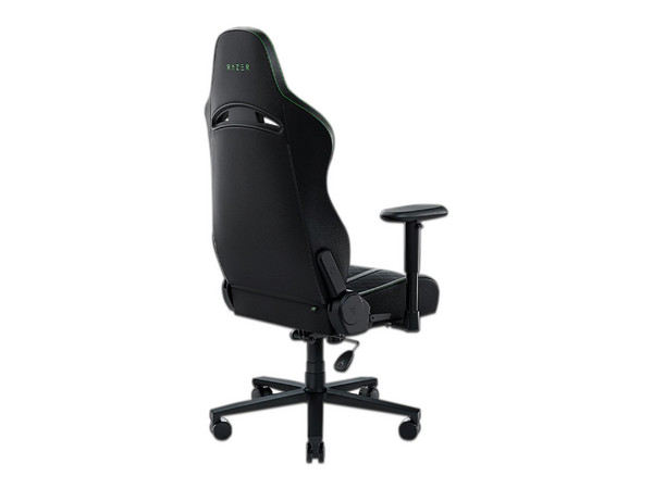 Silla Gamer Razer Enki X NASA, Soporta hasta 136kg, Reposabrazos 2D. Color Negro/Verde.