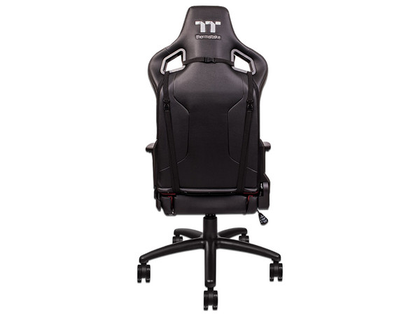 Silla Gamer Thermaltake GGC-UFT-BRMWDS-01, Descansabrazos 2D, Reclinable, Soporta hasta 140 kg. Color Negro/Rojo.