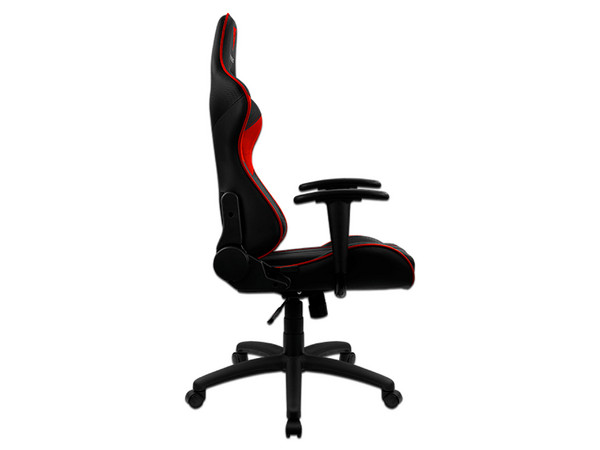 Silla Gamer Thunder X3 EC3, Soporta hasta 120kg, Soporte lumbar y de cuello. Color Negro/Rojo.