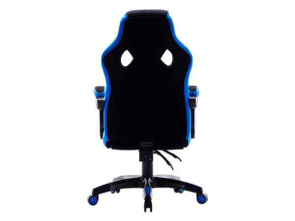 Silla Gamer Vorago Start the Game CGC301, Soporta hasta 120kg, Soporte de Cuello. Color Negro/Azul.