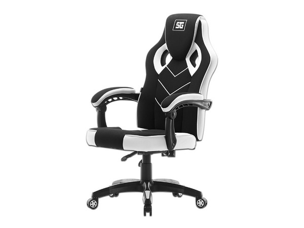 Silla Gamer Vorago Start The Game CGC301-WH, respaldo reclinable, soporta hasta 120kg, ruedas ABS 60mm. Color Blanco.