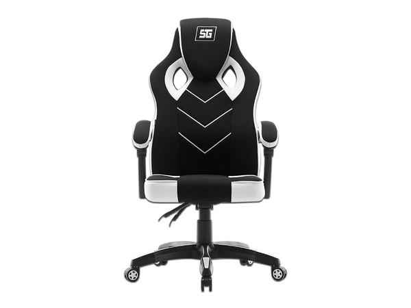 Silla Gamer Vorago Start The Game CGC301-WH, respaldo reclinable, soporta hasta 120kg, ruedas ABS 60mm. Color Blanco.
