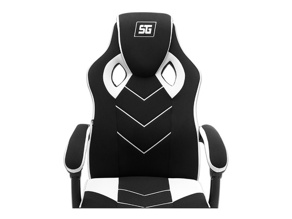 Silla Gamer Vorago Start The Game CGC301-WH, respaldo reclinable, soporta hasta 120kg, ruedas ABS 60mm. Color Blanco.