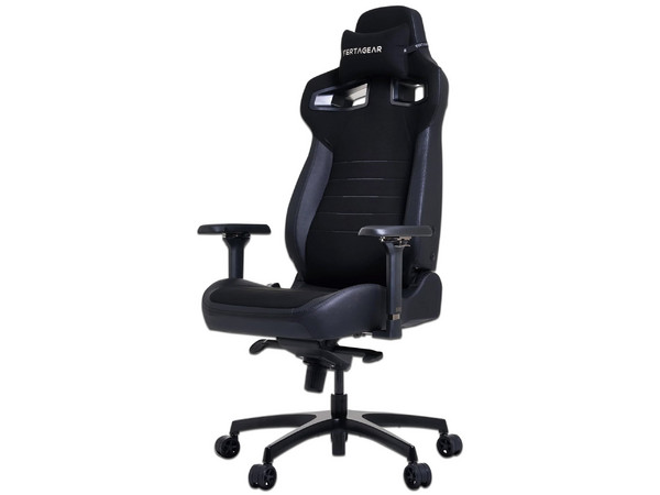 Silla Gamer Vertagear PL4800, Soporta hasta 160kg, Iluminación LED, Color Negro.