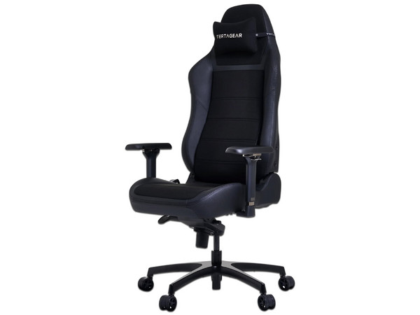 Silla Gamer Vertagear PL6800, Soporta hasta 180Kg, Descansa Brazos, Color Negro.