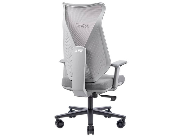 Silla Gamer XPG Nimbus, Soporta Hasta 120 Kg, Reposabrazos Ajustable, Inclinación de Hasta 130 Grados, Soporte Lumbar, Respaldo de Malla. Color Gris