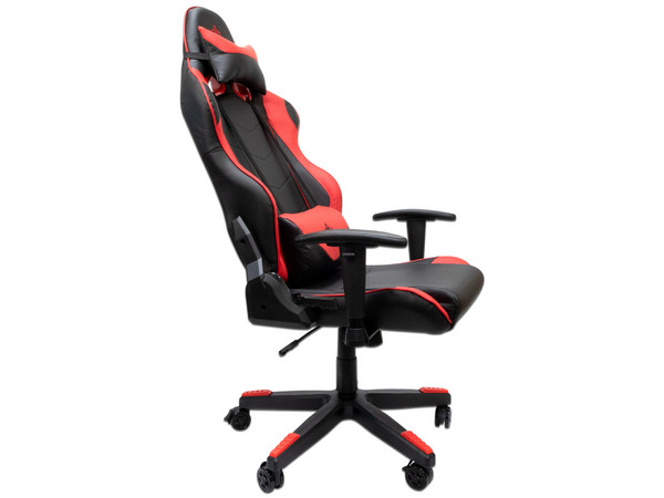 Silla Gamer Yeyian Cadira 1150, inclinación ajustable, soporte lumbar. Color Rojo.