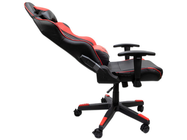 Silla Gamer Yeyian Cadira 1150, inclinación ajustable, soporte lumbar. Color Rojo.