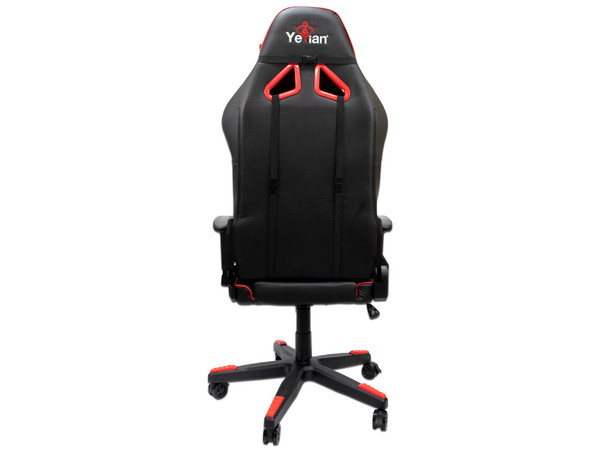 Silla Gamer Yeyian Cadira 1150, inclinación ajustable, soporte lumbar. Color Rojo.