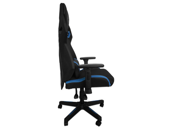 Silla Gamer Yeyian Drakkar Series 2500, Apoyabrazos ajustables 2D, Soporta hasta 149 kg. Color Azul/Negro.