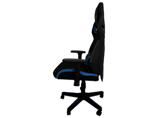Silla Gamer Yeyian Drakkar Series 2500, Apoyabrazos ajustables 2D, Soporta hasta 149 kg. Color Azul/Negro.
