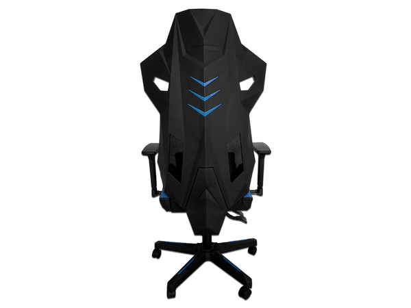 Silla Gamer Yeyian Drakkar Series 2500, Apoyabrazos ajustables 2D, Soporta hasta 149 kg. Color Azul/Negro.