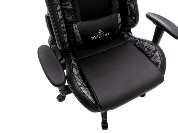 Silla Gamer Yeyian Ryuji Night Camouflage YFRN-042920. Color Negro.