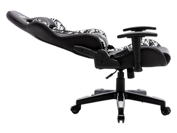 Silla Gamer Yeyian Ryuji Snow Camouflage YFRS-051820, Color Negro/Gris.