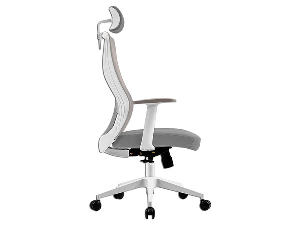 Silla para oficina Ergonómica Acteck Floe Pro Ec737, Soporta hasta 120Kg, Color Blanco.